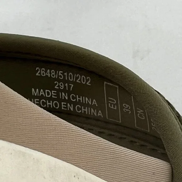 Zara Green Black Chunky Velcro Sandals | Women's Size 39EU - Picture 5 of 9